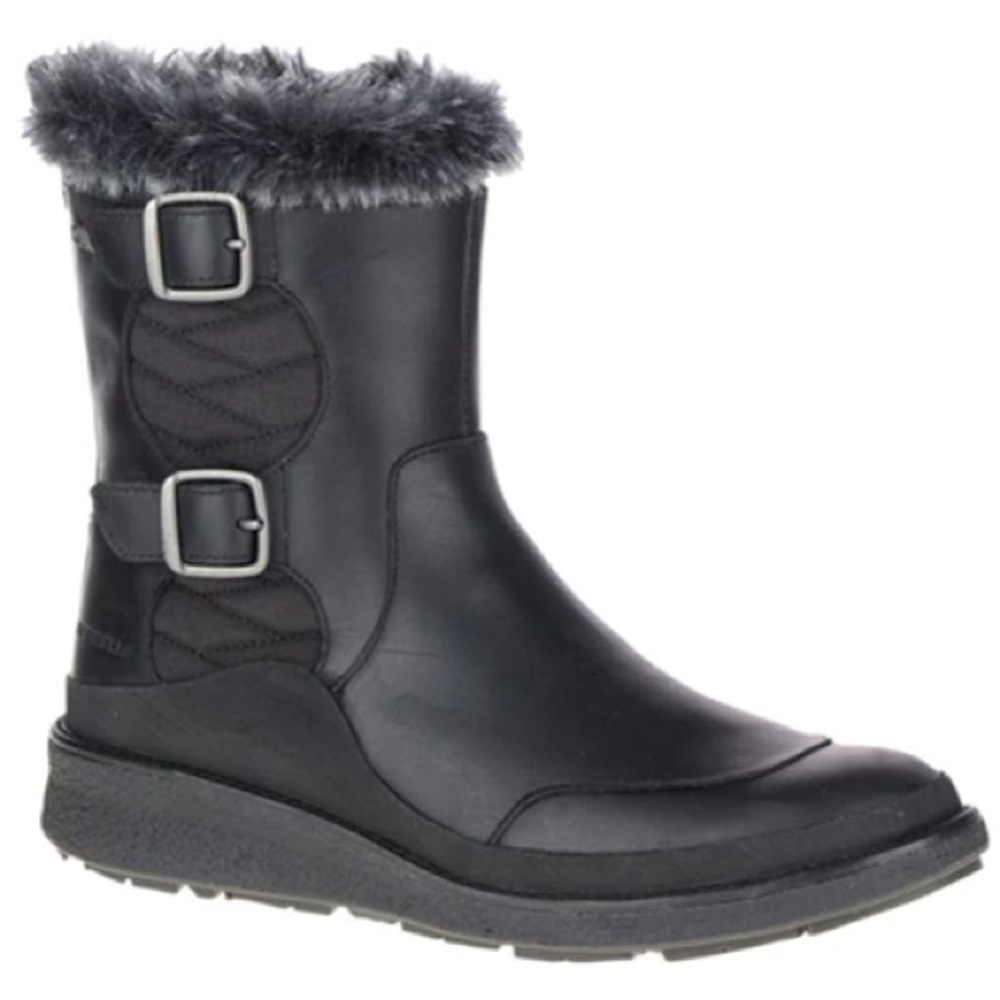 Merrell Tremblant Ezra Side Zip Vibram Sole Winter Boots Size 8